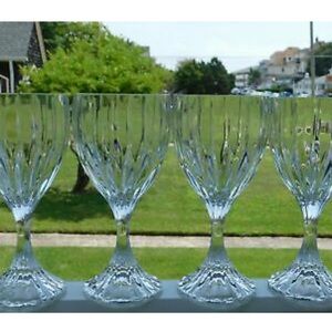 MIKASA Park Lane Wine/Water Goblets, 6-3/4”, Used